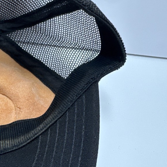 NRA Hat Mesh Snapback Trucker Black Gold Leaf  Emblem Cap Made in USA embroider - Picture 11 of 12